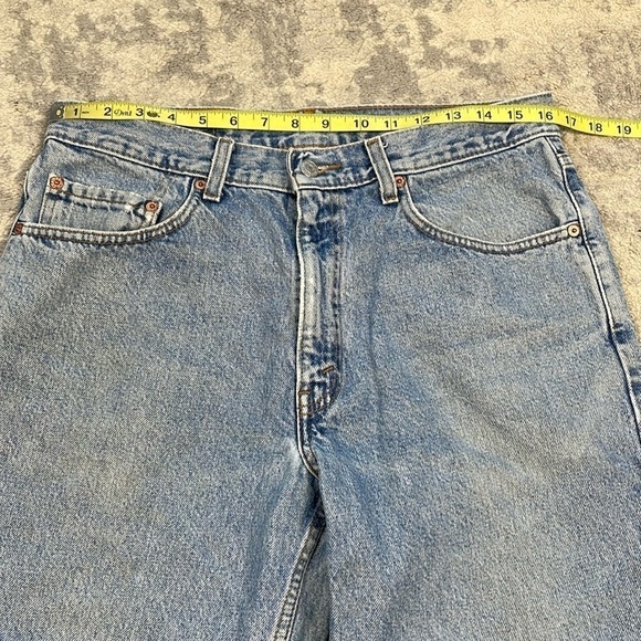 Vintage Levis 550 Relaxed Fit Jeans Rigid Denim Sz 34x29 - Picture 5 of 16